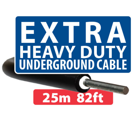Extra Heavy Underground Cables 25m